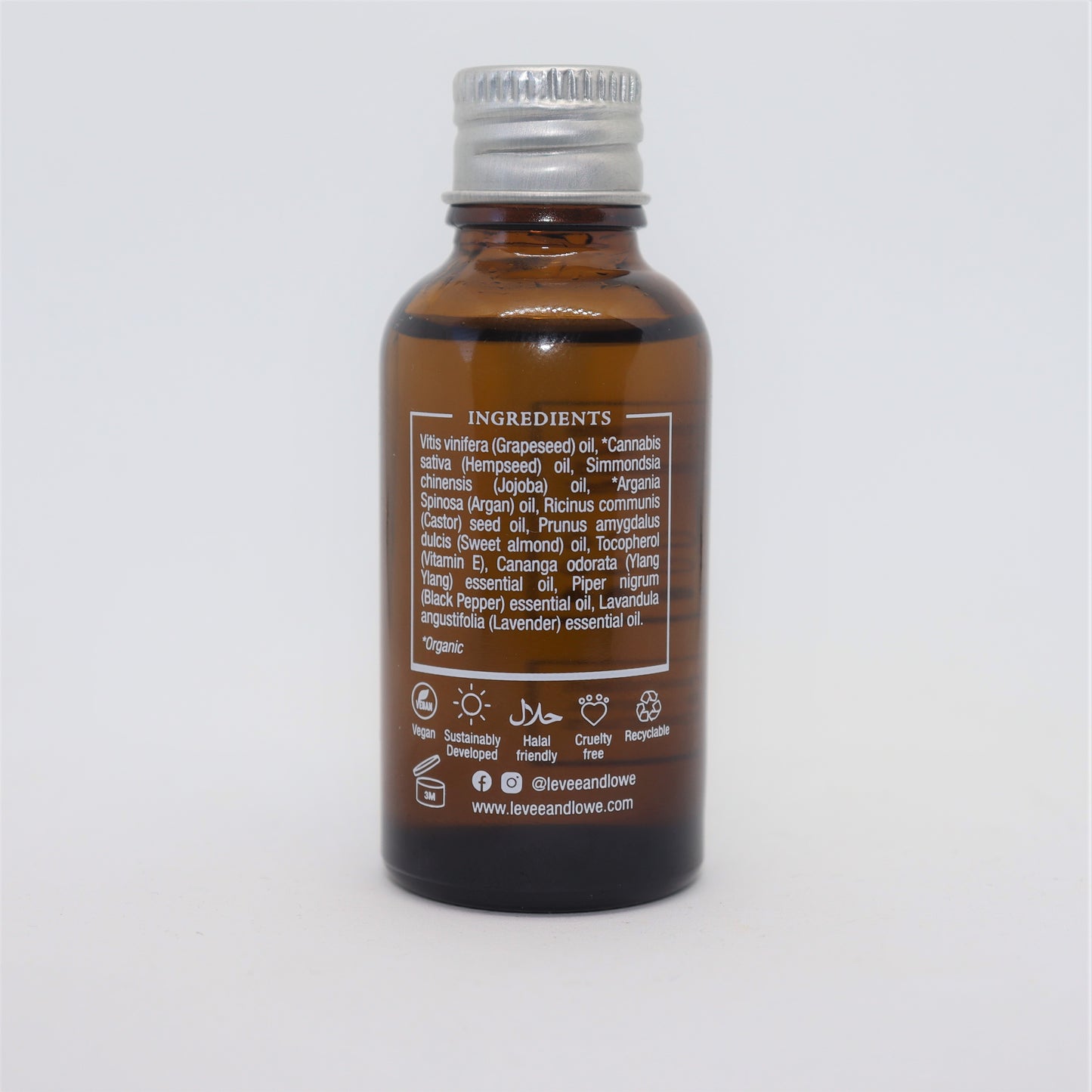 Beard Oil Refill | Purple 30ml - Levee + Lowe