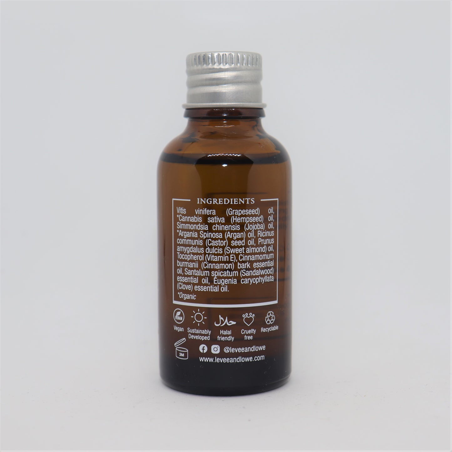 Beard Oil Refill | Orange 30ml - Levee + Lowe